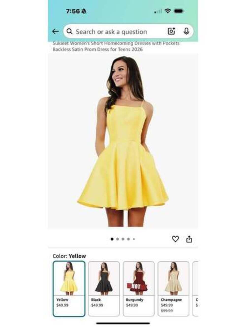 Light yellow dress